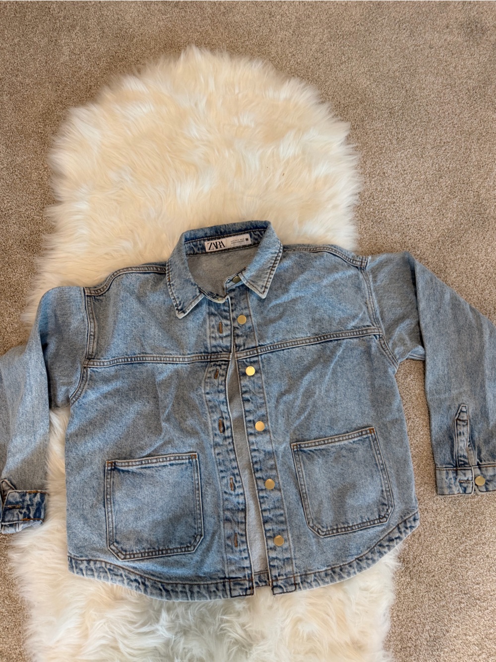 Zara Light Blue Denim Jacket